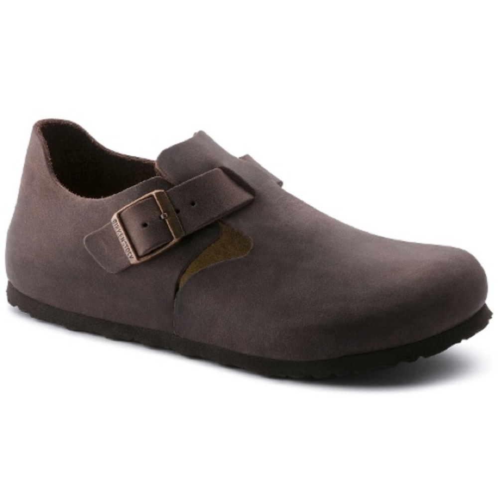 NIB Birkenstock London Habana Oiled Leather Shoe Narrow Width Select Size